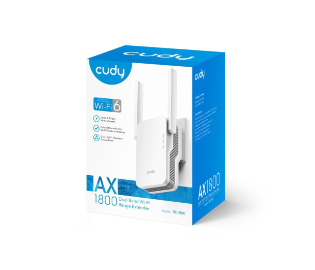 Cudy RE1800 (1800Mb/s a/b/g/n/ac/ax) - 1110335 - zdjęcie 2